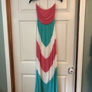 Strapless Maxi Dress
